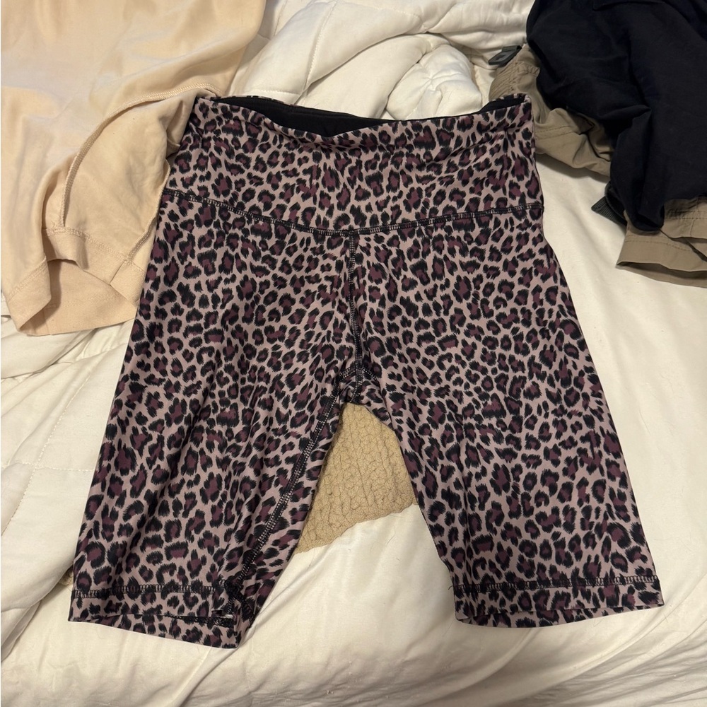 Leopard Print bike Shorts